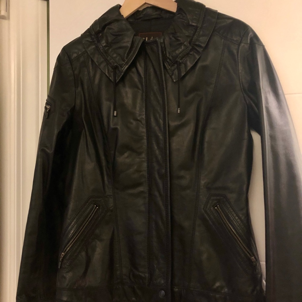 Leather jacket Cole Haan